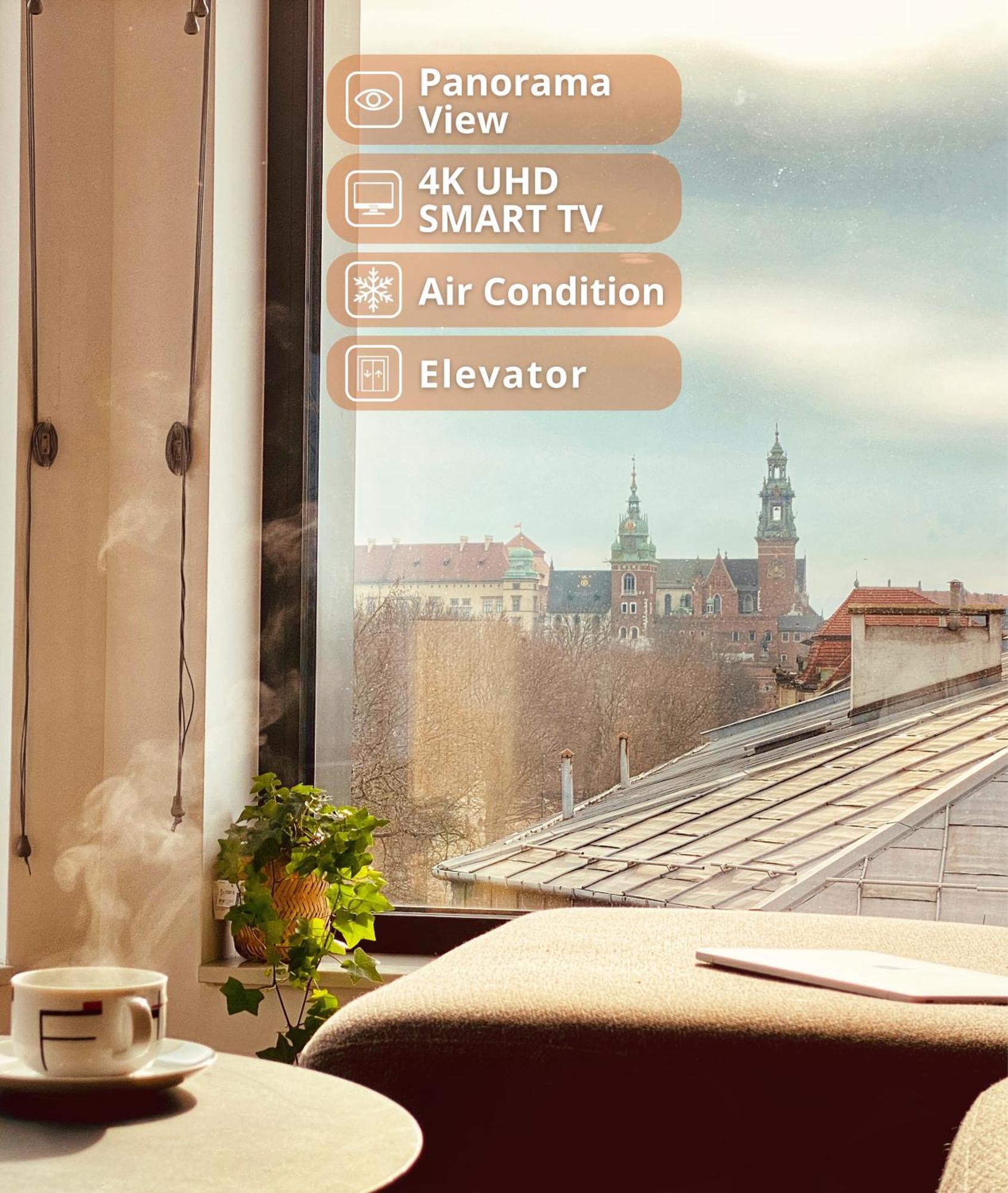 Panorama View By Mint Apartment Cracovia Exterior foto